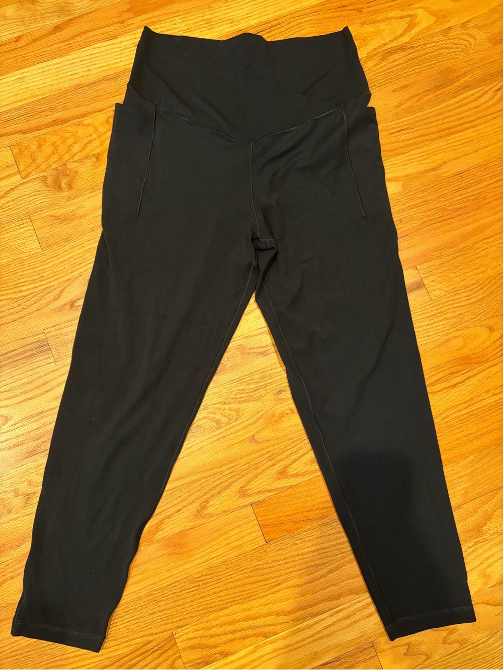 aerie offline Black High-Waist Pocket Leggings